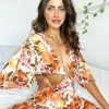 Wild Ginger Victoria Dress - Blush Floral CLOTHING