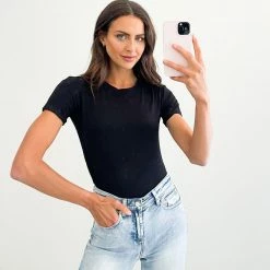 Sunny Girl Primed Top - Black CLOTHING 17 Sunny Girl Primed Top - Black CLOTHING