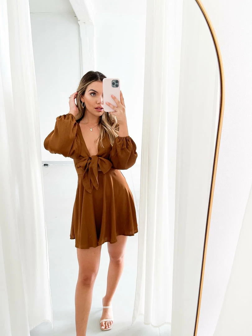 Sasha Clothing Lustful Dress - Chocolate 8 Sasha Clothing Lustful Dress - Chocolate