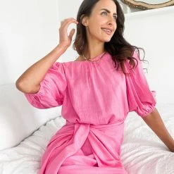 YH & Co (Chloe Yip) Essa Dress - Pink CLOTHING