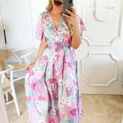 Ebby And I Given Dress - Pink Floral