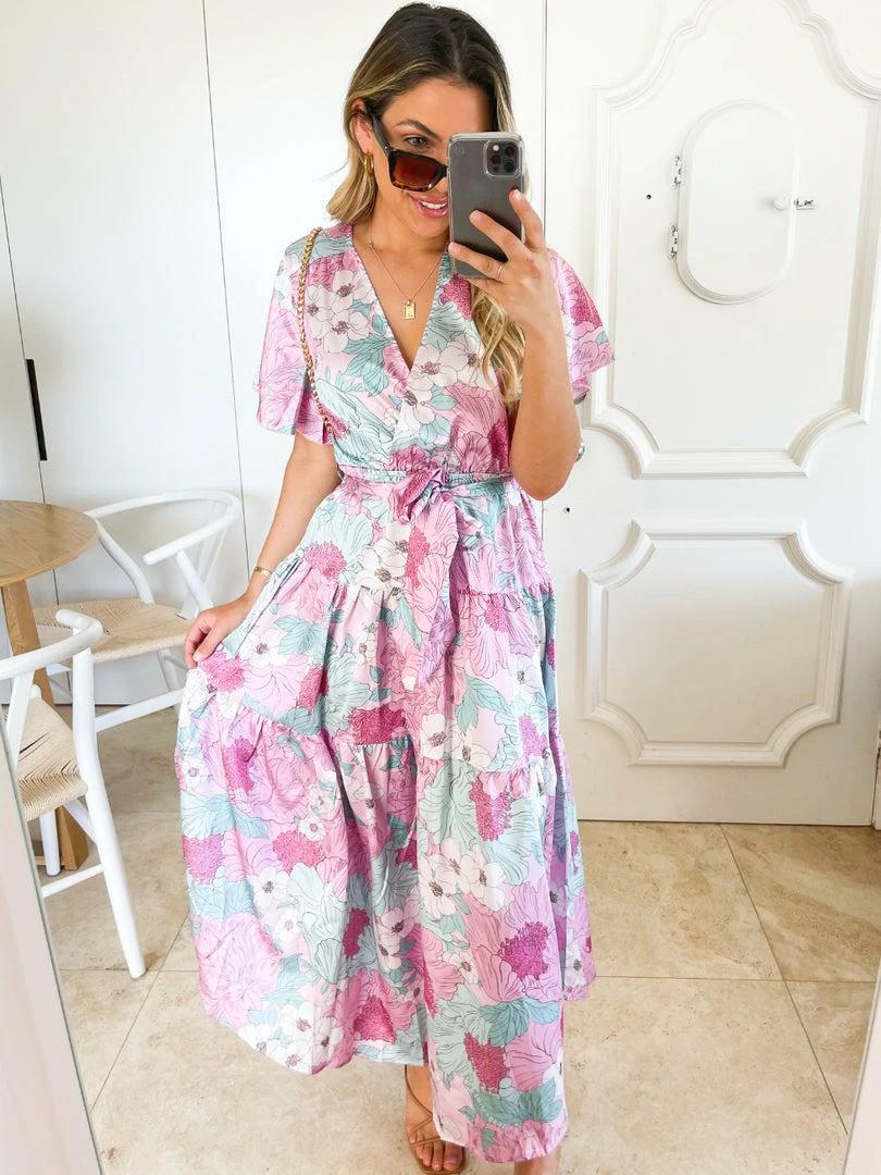 Ebby And I Given Dress - Pink Floral 3 Ebby And I Given Dress - Pink Floral