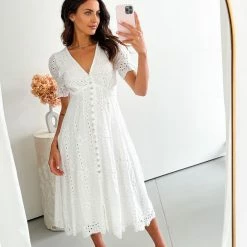 WeLove Fashion Garnette Dress - White
