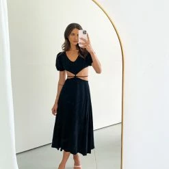 Evermore Fashion Evonne Dress - Black