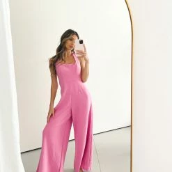 Kaarlo Fashion Pty Ltd Felice Jumpsuit - Pink