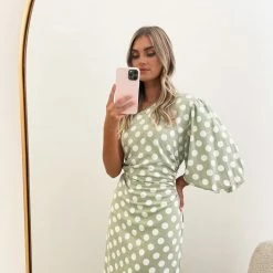 Style Box Ondrea Dress - Sage Spot 12 Style Box Ondrea Dress - Sage Spot