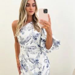 Style Box Nirvana Dress - White Print CLOTHING 16 Style Box Nirvana Dress - White Print CLOTHING