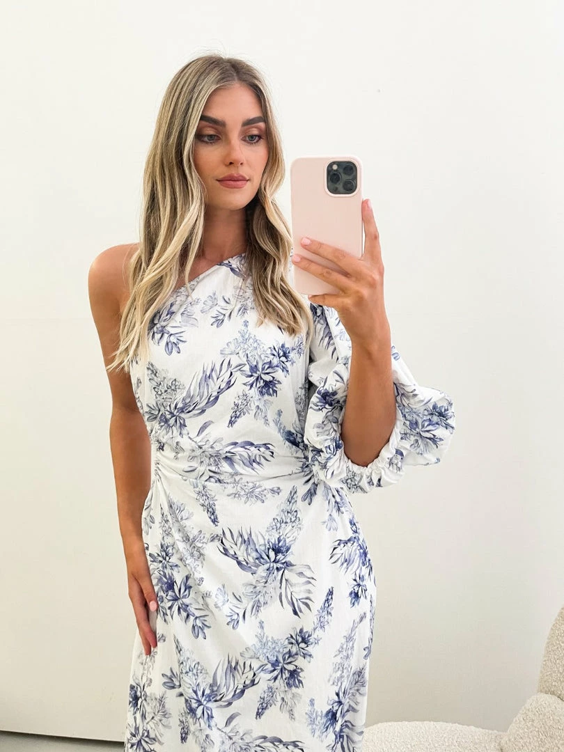 Style Box Nirvana Dress - White Print CLOTHING 9 Style Box Nirvana Dress - White Print CLOTHING
