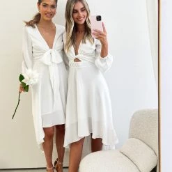 Esther Luxe Bryleigh Dress - White 12 Esther Luxe Bryleigh Dress - White