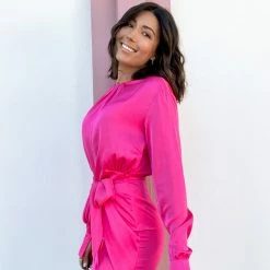 Wild Ginger Beverley Dress - Pink CLOTHING