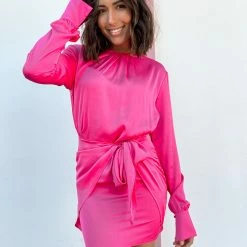 Wild Ginger Beverley Dress - Pink CLOTHING