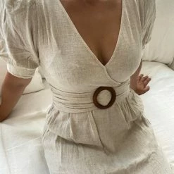 Style Box Lysanne Dress - Beige