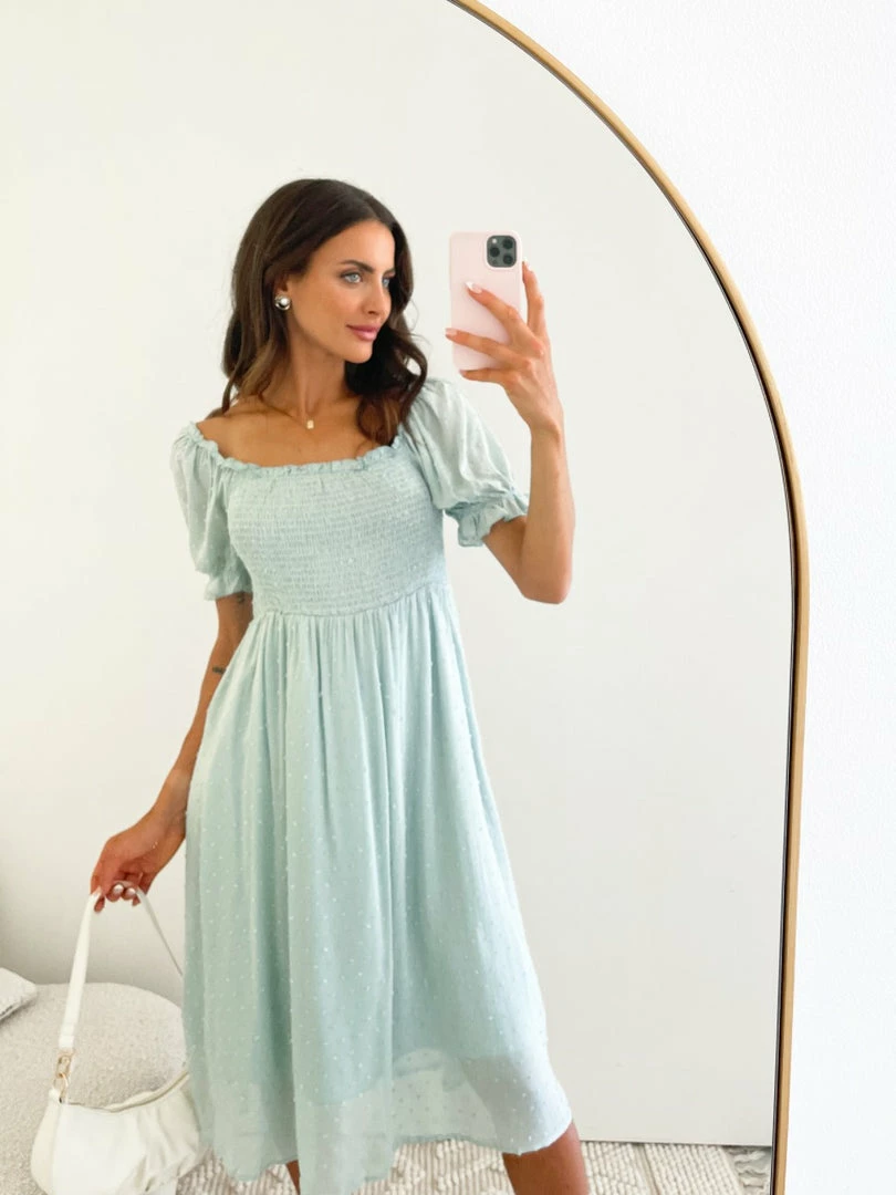 Miracle Fashion CLOTHING Inday Dress - Sage 8 Miracle Fashion CLOTHING Inday Dress - Sage