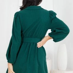 Style Box CLOTHING Inezza Dress - Emerald