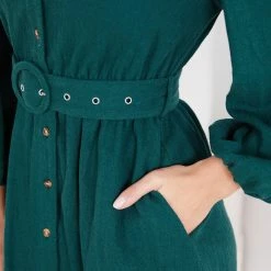Style Box CLOTHING Inezza Dress - Emerald