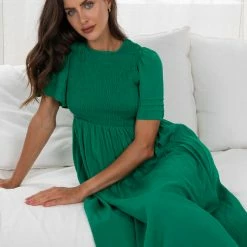 Qtrend Fashion PTY LTD Iolana Dress - Green CLOTHING