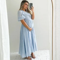 Qtrend Fashion PTY LTD Iolana Dress - Light Blue