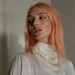 Jolie & Deen Emilia Eye Necklace - Gold