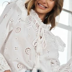 YH & Co (Chloe Yip) CLOTHING Jaden Top - White