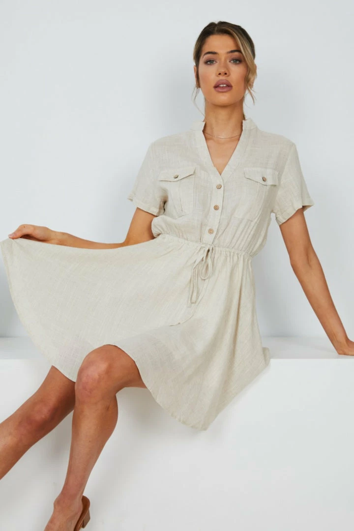 Rock Denim Jangle Dress - Beige 6 Rock Denim Jangle Dress - Beige