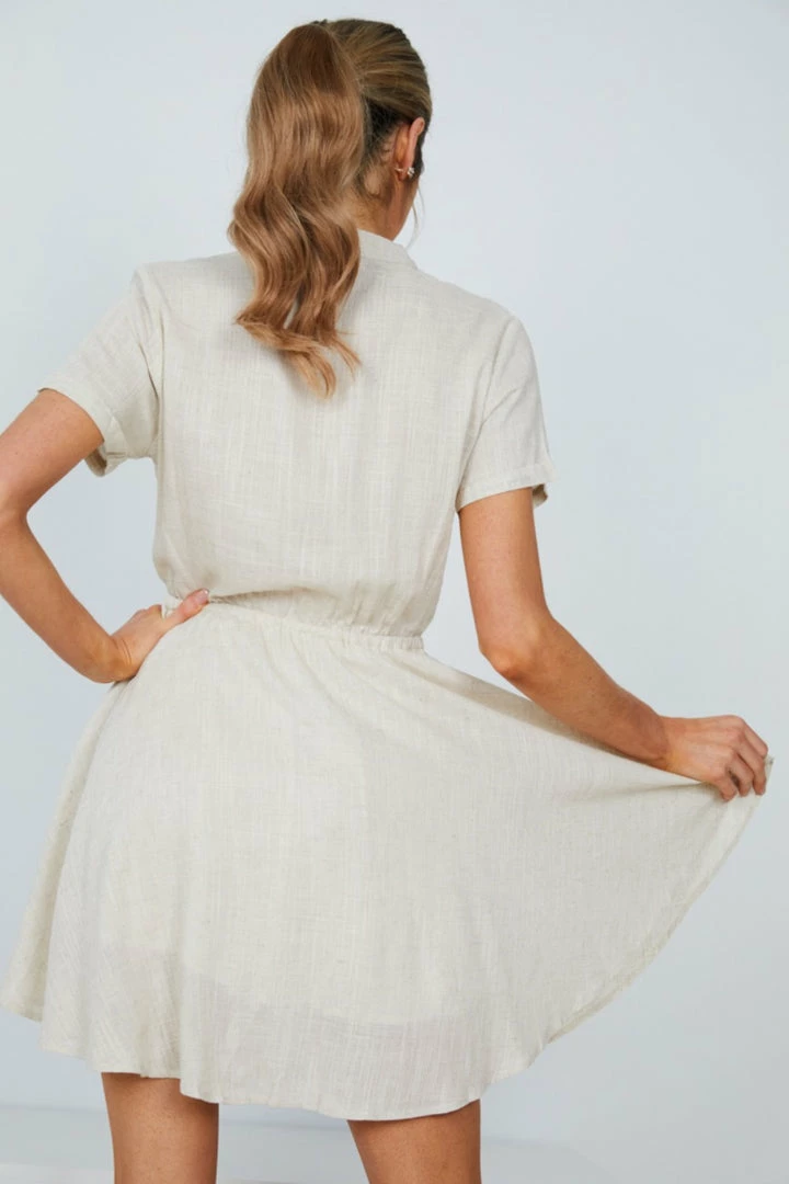 Rock Denim Jangle Dress - Beige 4 Rock Denim Jangle Dress - Beige