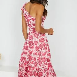 My Girl CLOTHING Janise Dress - Red Floral