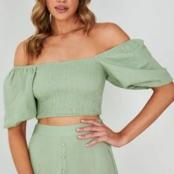 Qtrend Fashion PTY LTD Jayla Top - Sage