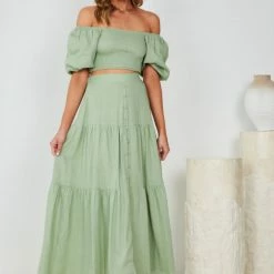 Qtrend Fashion PTY LTD Jayla Top - Sage