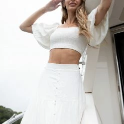 Qtrend Fashion PTY LTD Jayla Top - White