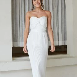 Esther Luxe CLOTHING Jaylie Dress - White