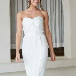 Esther Luxe CLOTHING Jaylie Dress - White