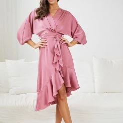 WeLove Fashion Jelina Dress - Pink