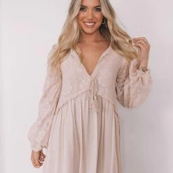 Willo Fashion CLOTHING Jesintah Dress - Nude