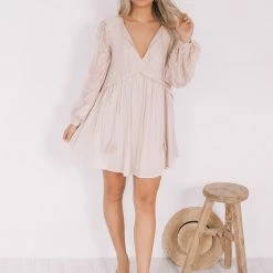 Willo Fashion CLOTHING Jesintah Dress - Nude