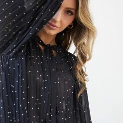 Spicy Sugar Jimesh Blouse - Black Spot
