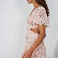 Evermore Fashion CLOTHING Jordi Dress - Pink Floral