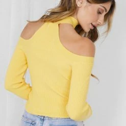 Style State Josela Knit Top - Yellow