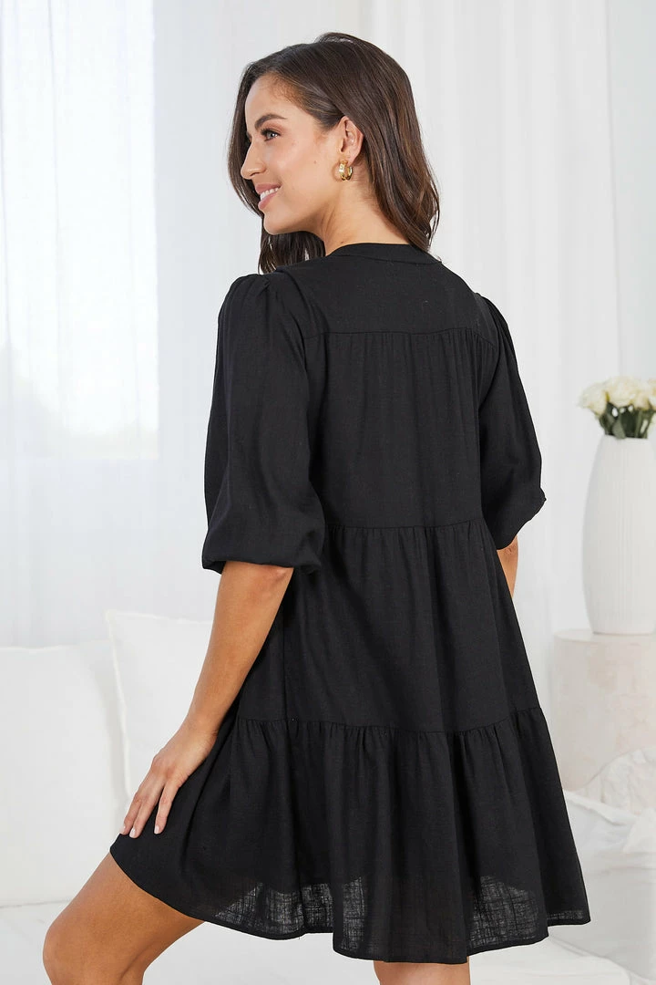 Miracle Fashion Joymin Dress - Black 5 Miracle Fashion Joymin Dress - Black