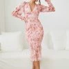 Wild Ginger CLOTHING Juanita Dress - Pink Floral
