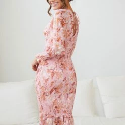 Wild Ginger CLOTHING Juanita Dress - Pink Floral
