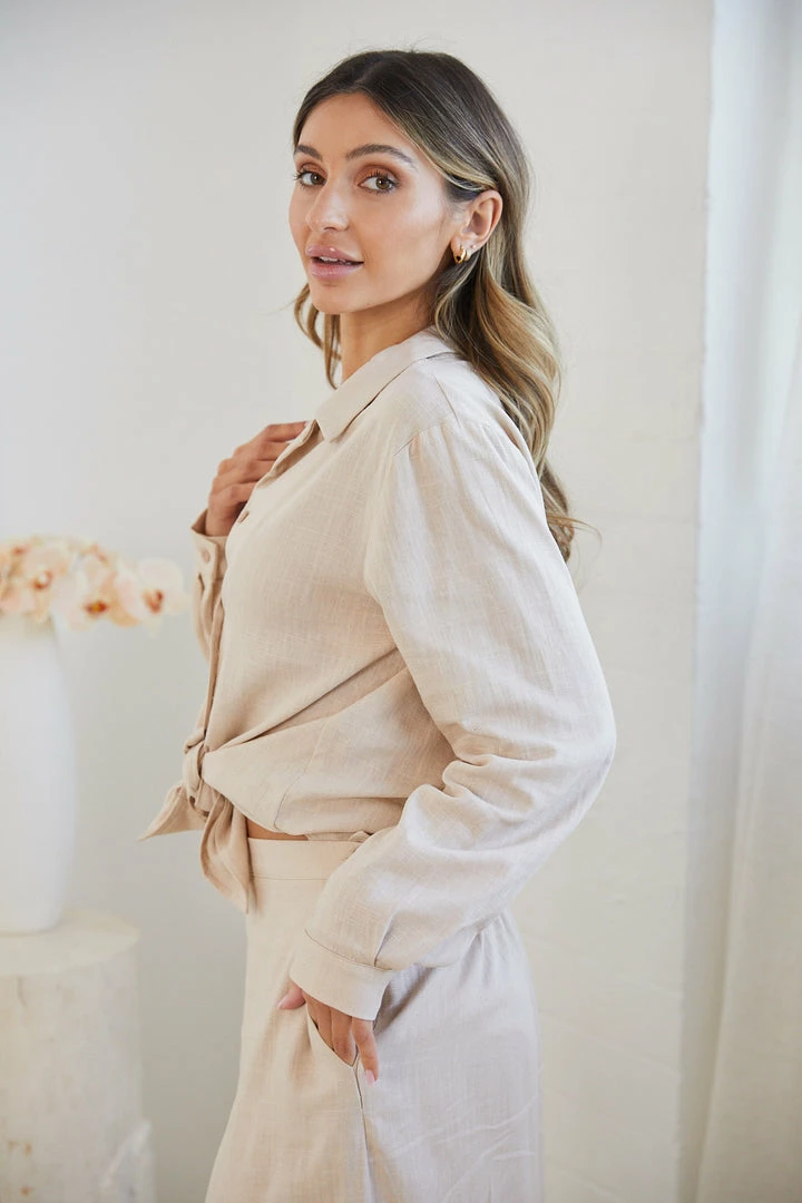 Style Box Junia Shirt - Beige 5 Style Box Junia Shirt - Beige