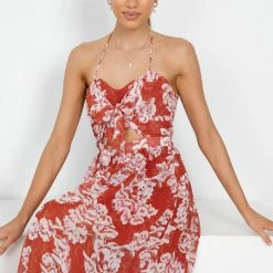 Kaarlo Fashion Pty Ltd CLOTHING Kacie Dress - Rust