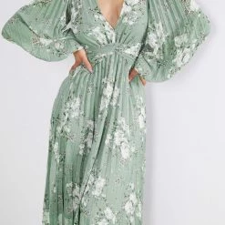 Reverse Kaidesse Dress - Sage Floral