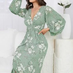 Reverse Kaidesse Dress - Sage Floral