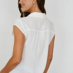 Sunny Girl CLOTHING Kaina Shirt - White