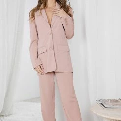 Pink Diamond Kamie Blazer - Blush