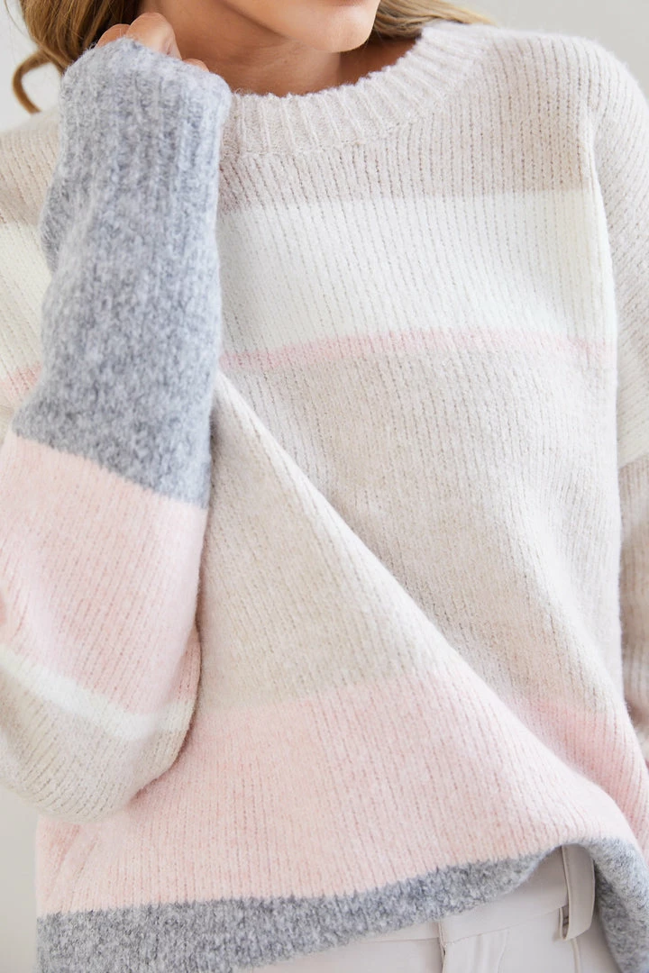 Spicy Sugar Kamila Knit - Multi Stripe CLOTHING 9 Spicy Sugar Kamila Knit - Multi Stripe CLOTHING