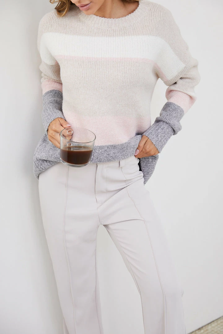 Spicy Sugar Kamila Knit - Multi Stripe CLOTHING 7 Spicy Sugar Kamila Knit - Multi Stripe CLOTHING