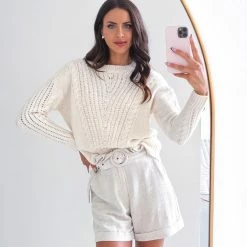 HQ Fashion Karissa Knit - Beige CLOTHING