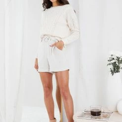 HQ Fashion Karissa Knit - Beige CLOTHING